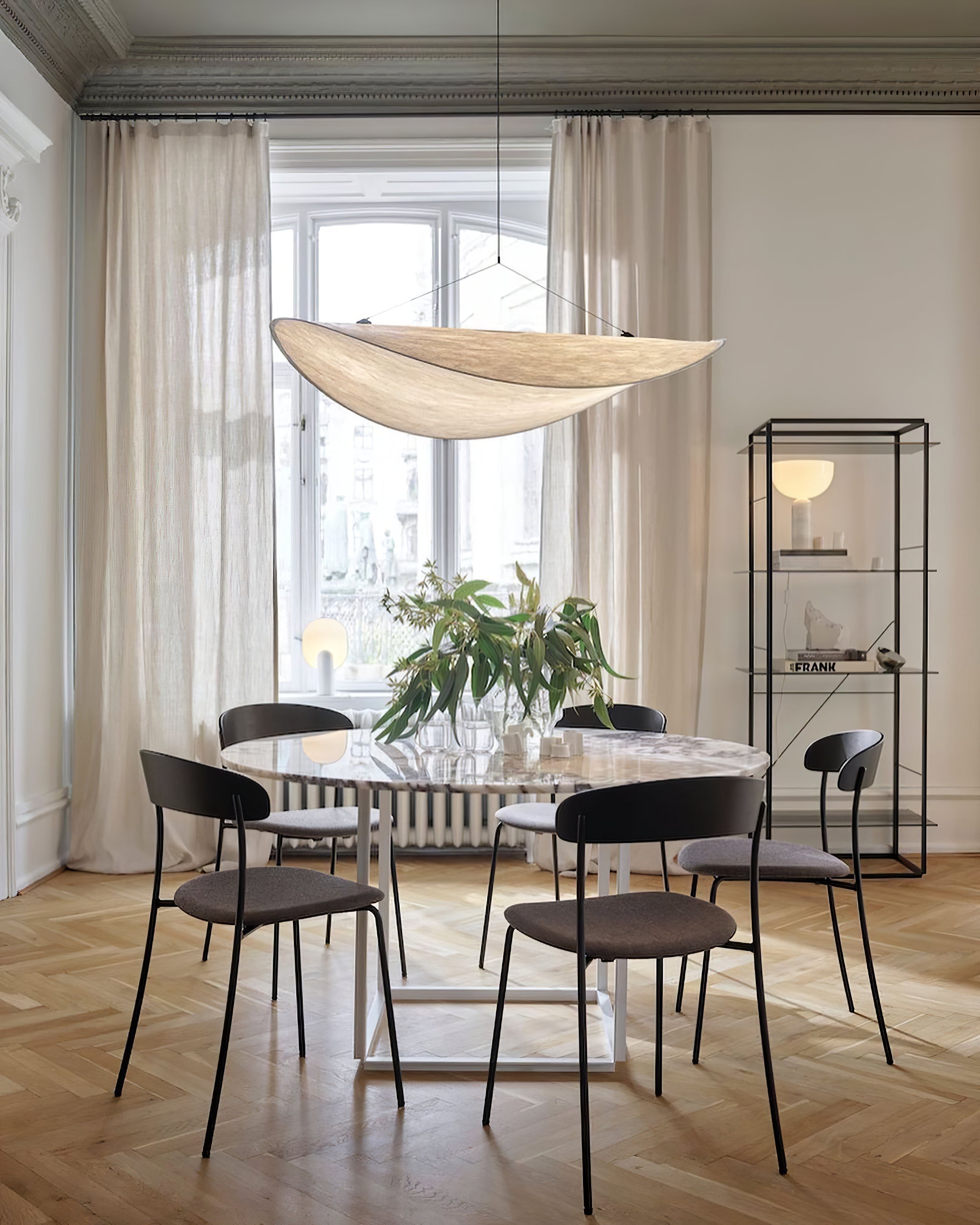 Sereca Hanglamp van Papier en Glasvezel