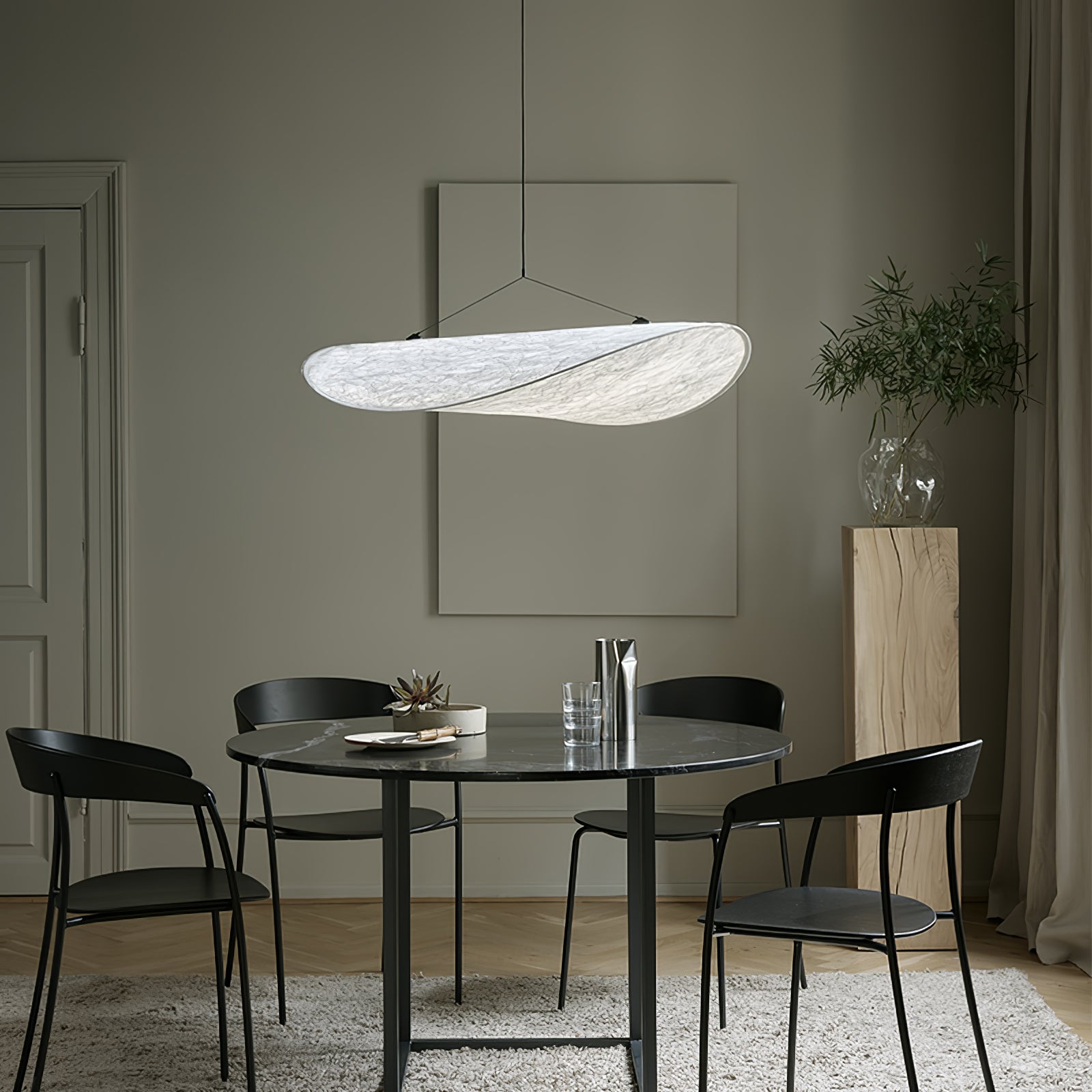Sereca Hanglamp van Papier en Glasvezel
