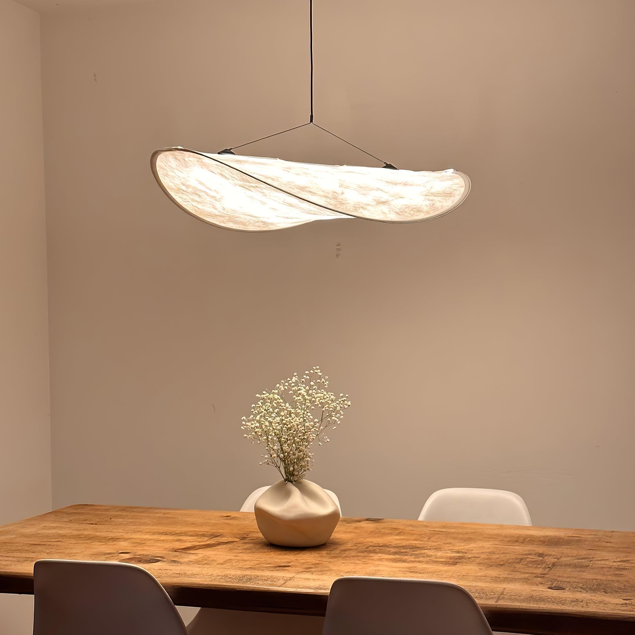 Sereca Hanglamp van Papier en Glasvezel