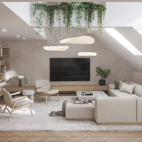 Sereca Hanglamp van Papier en Glasvezel