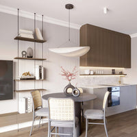 Sereca Hanglamp van Papier en Glasvezel
