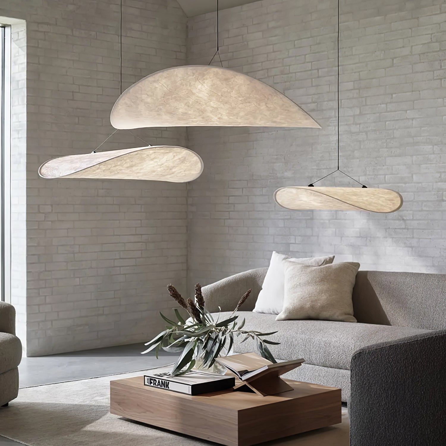 Sereca Hanglamp van Papier en Glasvezel