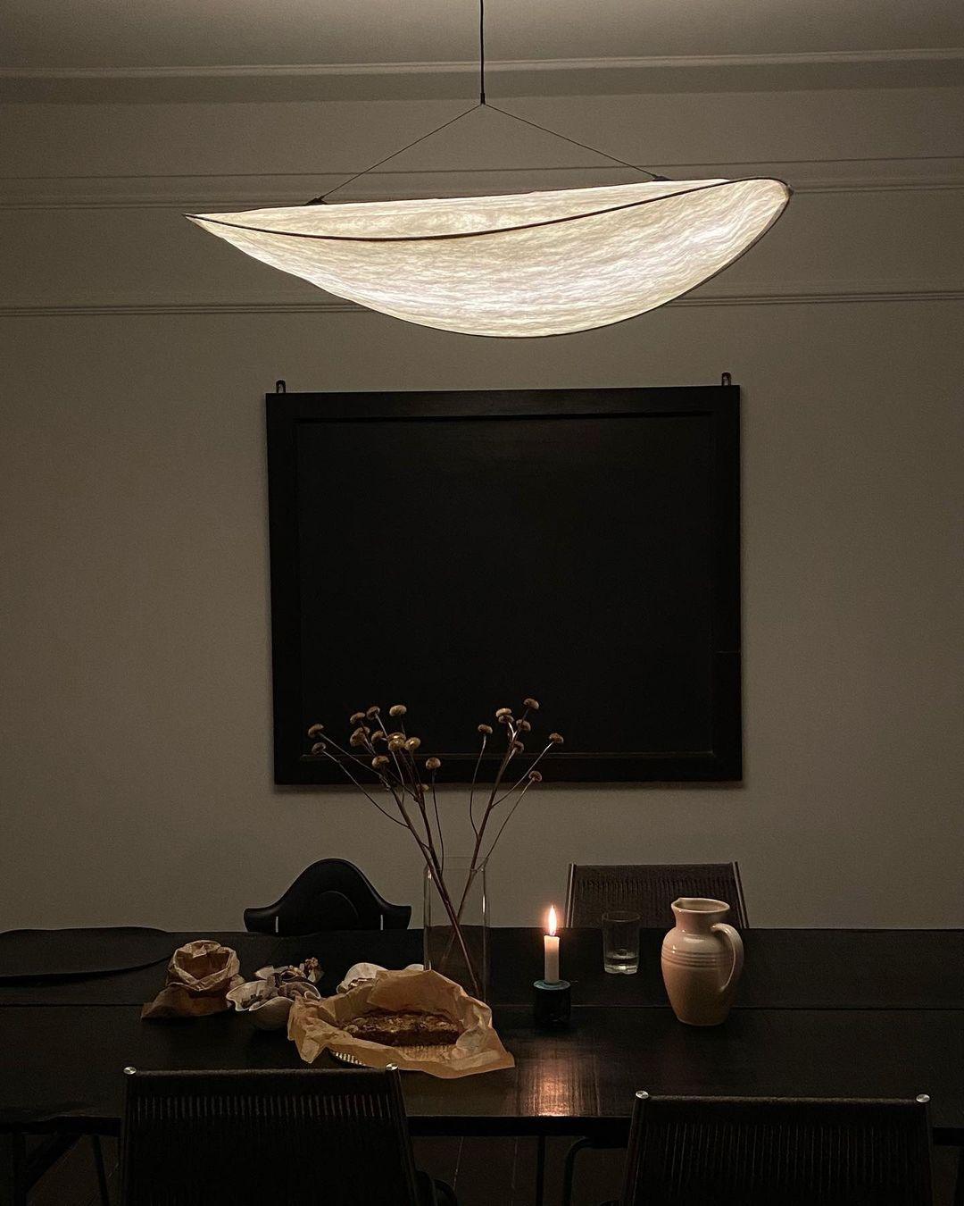 Sereca Hanglamp van Papier en Glasvezel
