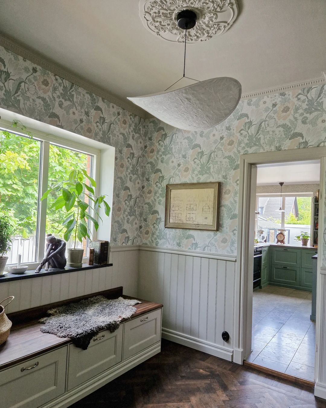 Sereca Hanglamp van Papier en Glasvezel