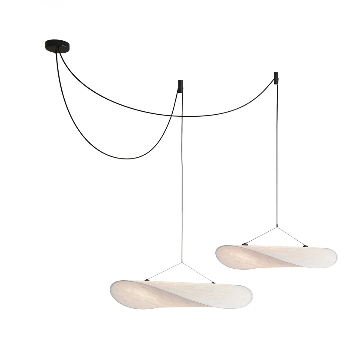Sereca Hanglamp van Papier en Glasvezel