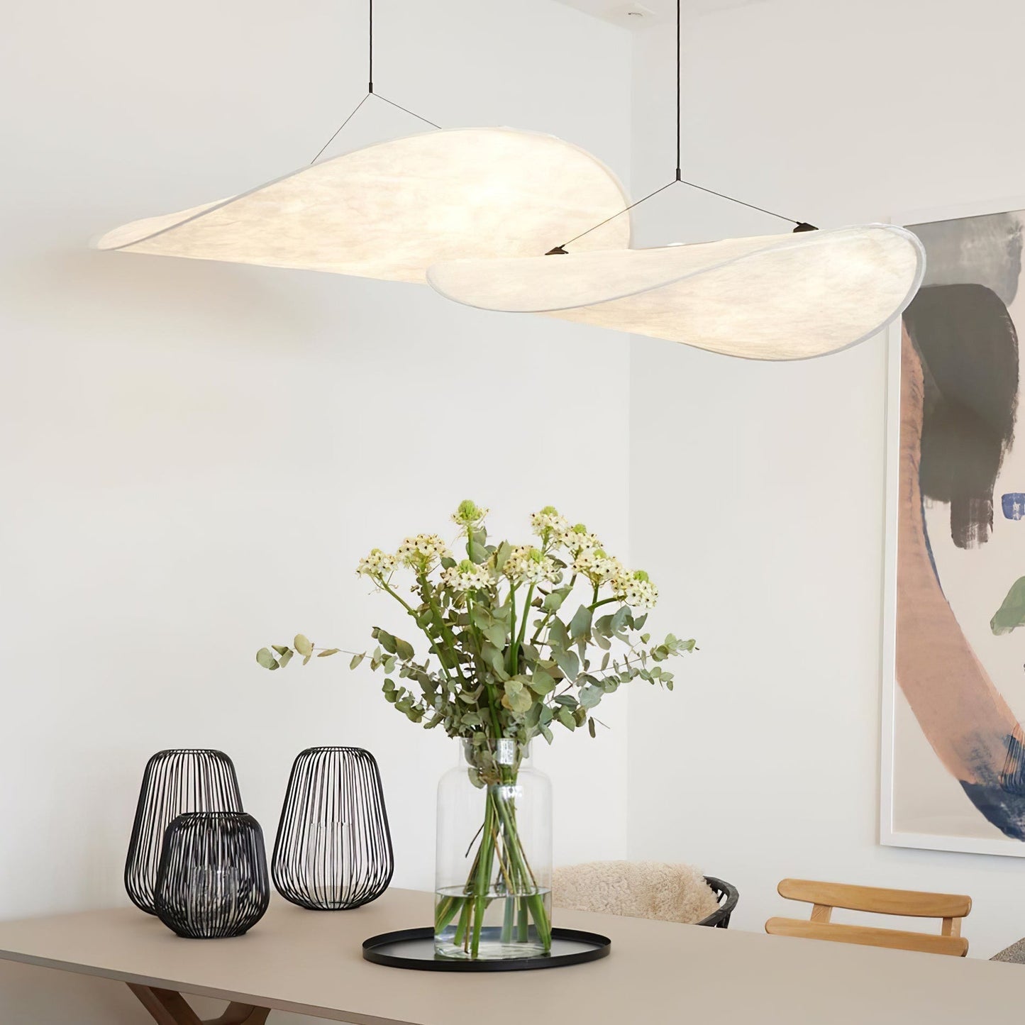 Sereca Hanglamp van Papier en Glasvezel