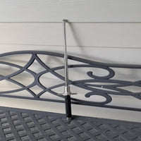 TerraGrip | Verstelbare en Duurzame Trekkingstok van Legering met Antislip Handvat