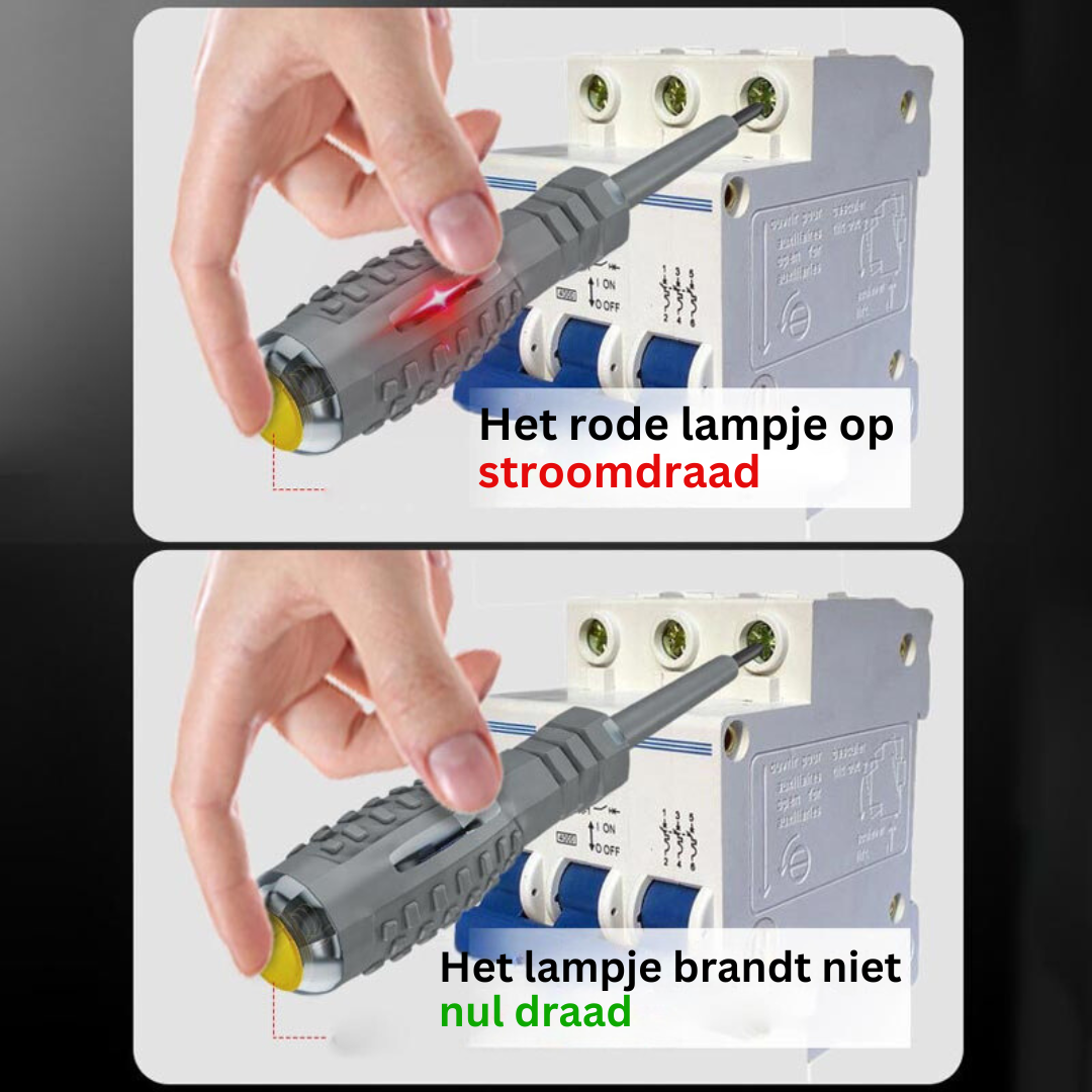 ToolEase | Een magnetische schroevendraaier en spanningstester in één veelzijdige tool