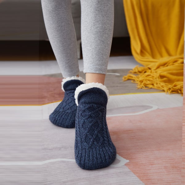 FluffySafe - Luxe Slippers met Antislip Zool