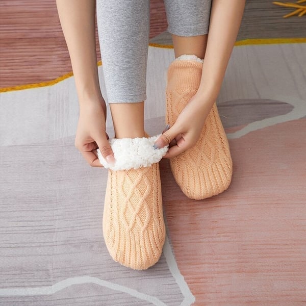 FluffySafe - Luxe Slippers met Antislip Zool