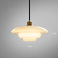 De Parel van Art Deco Glas Hanglamp