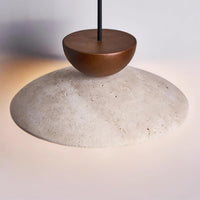 Travertine Koepel Hanglamp