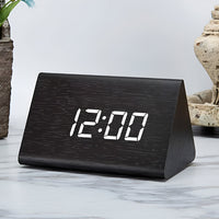 Elora Houten LED Alarmklok Digitale Weergave