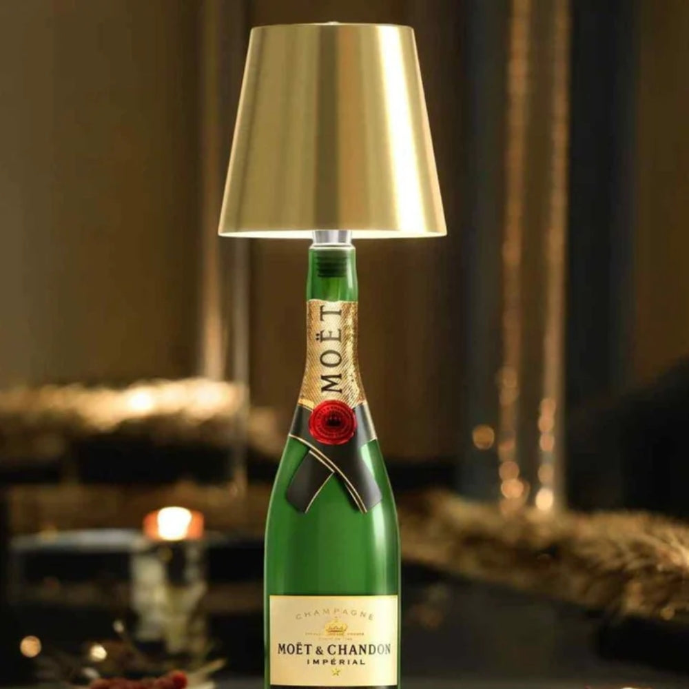 Tafellamp | Flessenlampen Opzetstuk | Draadloos dimbaar | LumiFles