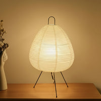 LUMIRICE – Elegante Tischlampe aus Reispapier im japanischen Design