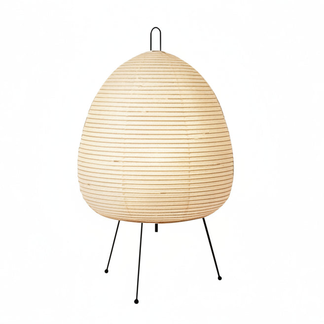LUMIRICE – Elegante Tischlampe aus Reispapier im japanischen Design