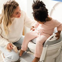 Toiletzitting voor kinderen met trap - veilige zindelijkheidstraining