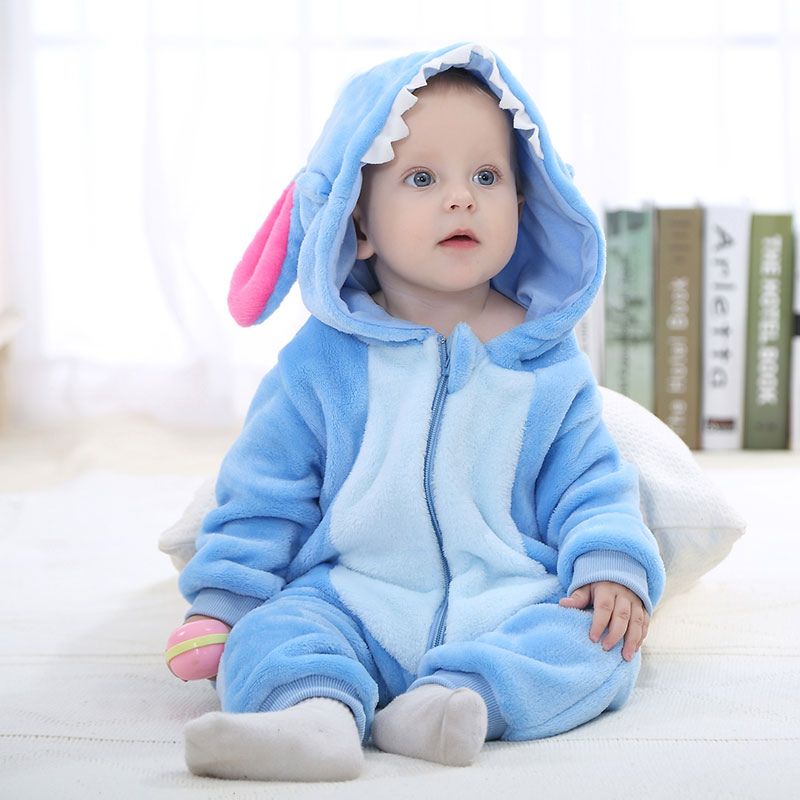 Peuter Jumpsuit Dierenthema Zachte Katoen Hypoallergene Fleece