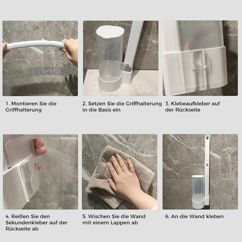 Wegwerp Toiletborstel | Antibacterieel | Hygiënische Sponskoppen | CleanClick