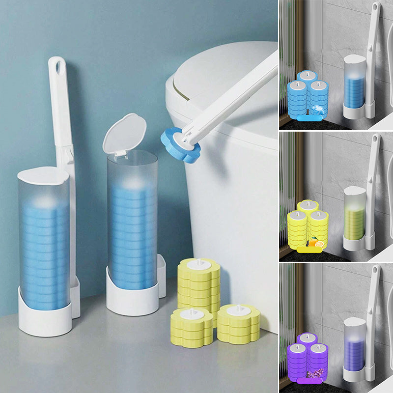 Wegwerp Toiletborstel | Antibacterieel | Hygiënische Sponskoppen | CleanClick