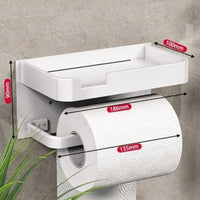 Toiletpapierhouder | Wandmontage | Metalen houder | BathLine