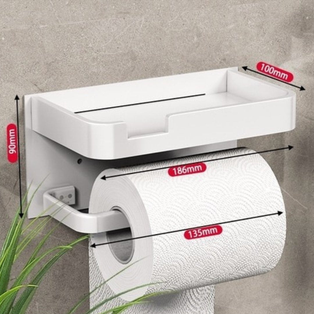Toiletpapierhouder | Wandmontage | Metalen houder | BathLine