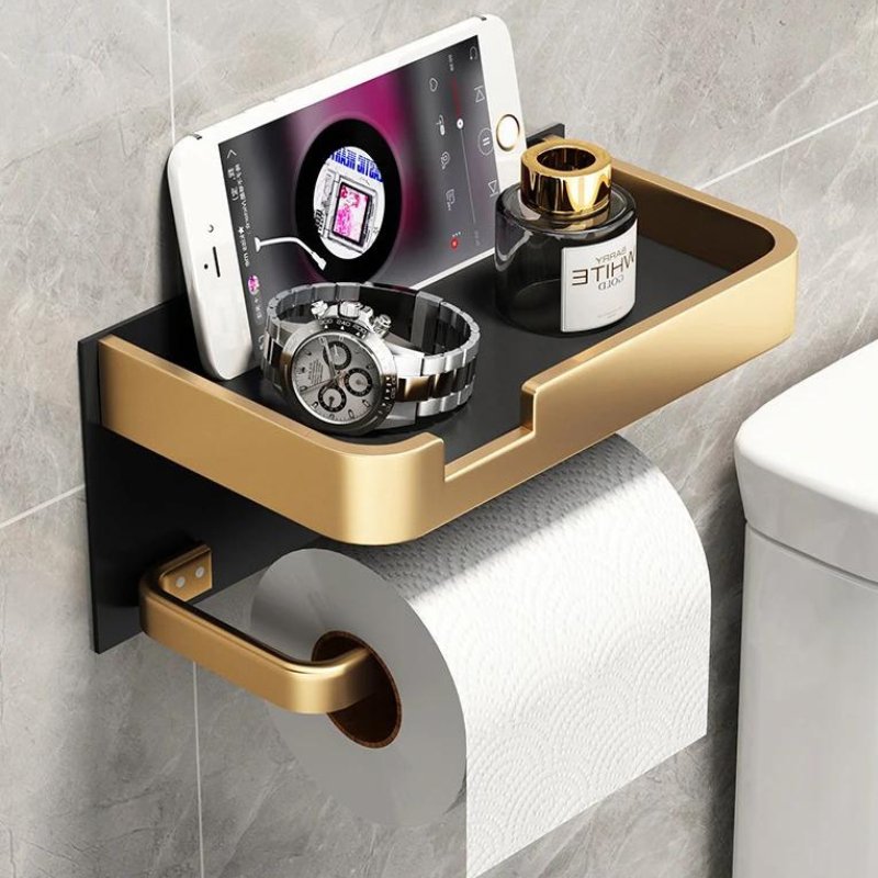 Toiletpapierhouder | Wandmontage | Metalen houder | BathLine