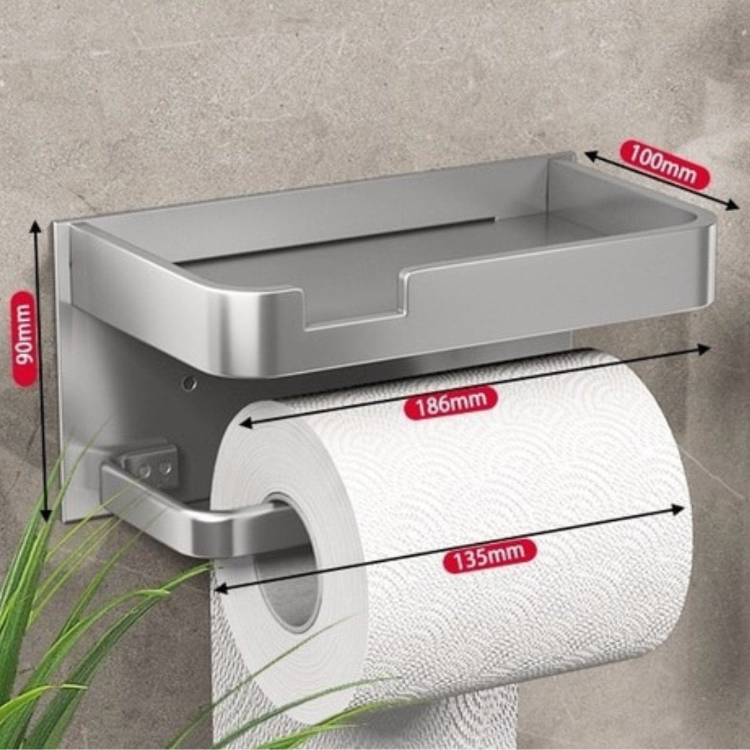 Toiletpapierhouder | Wandmontage | Metalen houder | BathLine