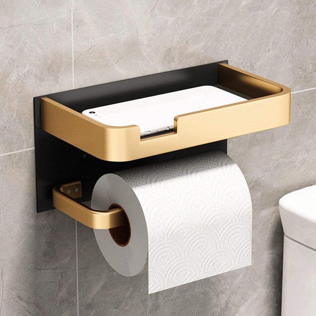 Toiletpapierhouder | Wandmontage | Metalen houder | BathLine