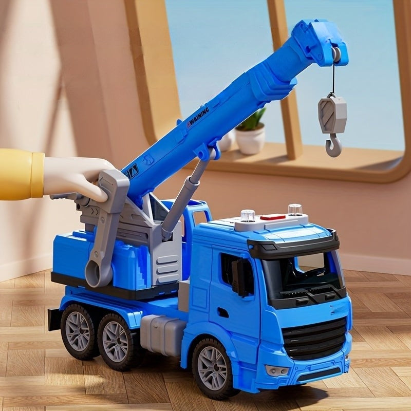 MegaLift Kraanwagen Speelgoed – Realistische Lichten, Geluiden en Beweegbare Onderdelen voor de Creatieve Speelervaring van Kinderen