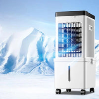 Mobiele Airconditioning – raamloze luchtkoeler met watertank en wielen