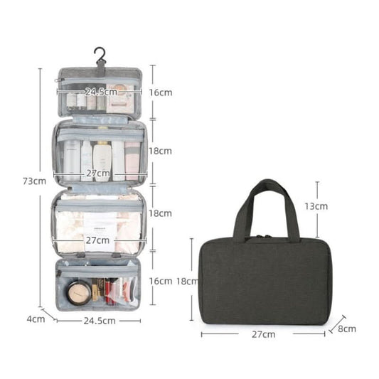 PortaCase – Compacte Reis-Kosmetiekorganizer met 4 vakken