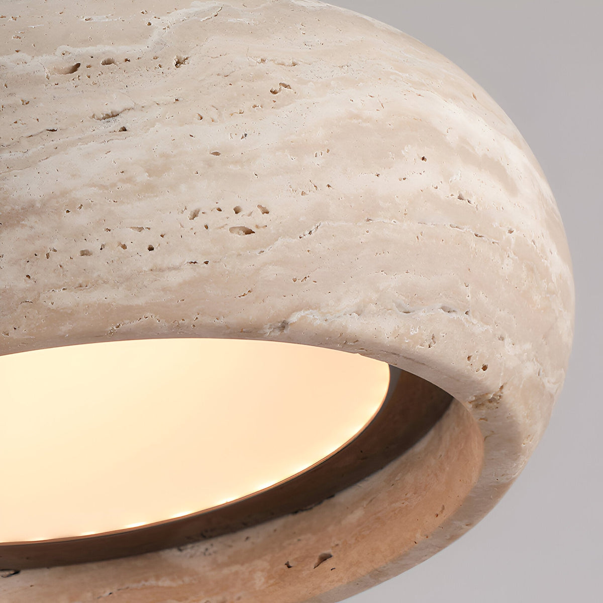 Wabi Sabi Stijl Travertijn Steen Hanglamp