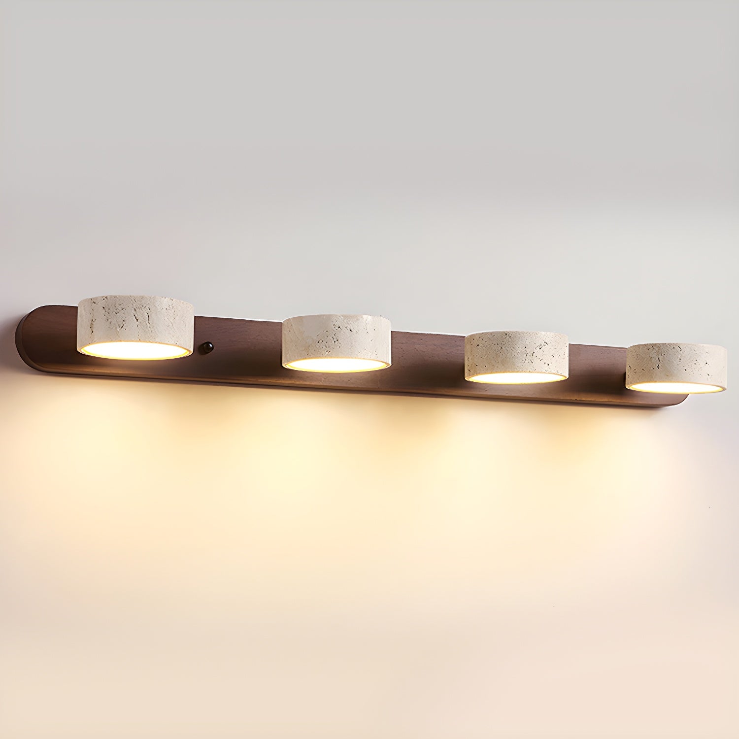 Tuelo Wandlamp Binnen in Neutraal Travertin