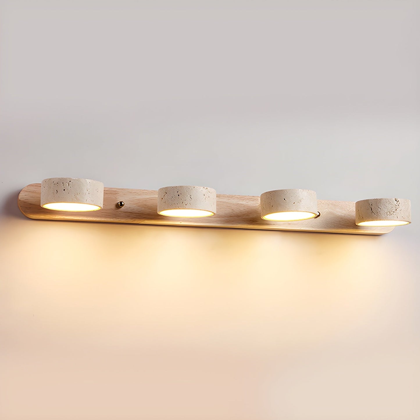 Tuelo Wandlamp Binnen in Neutraal Travertin