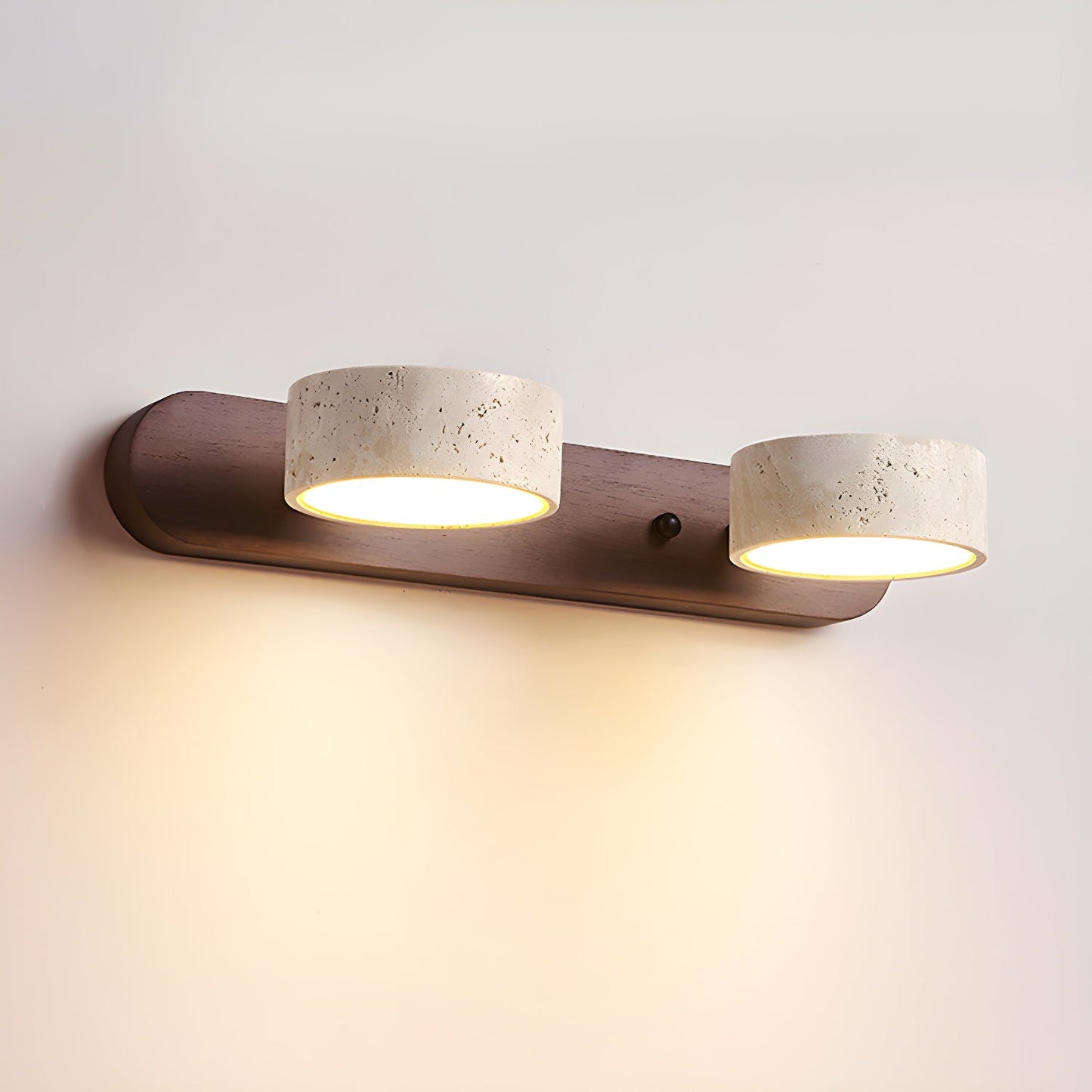 Tuelo Wandlamp Binnen in Neutraal Travertin