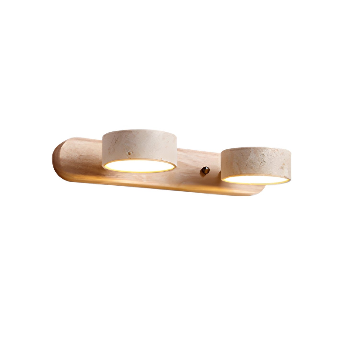 Voloreth Minimalistische Wandlamp in Travertin