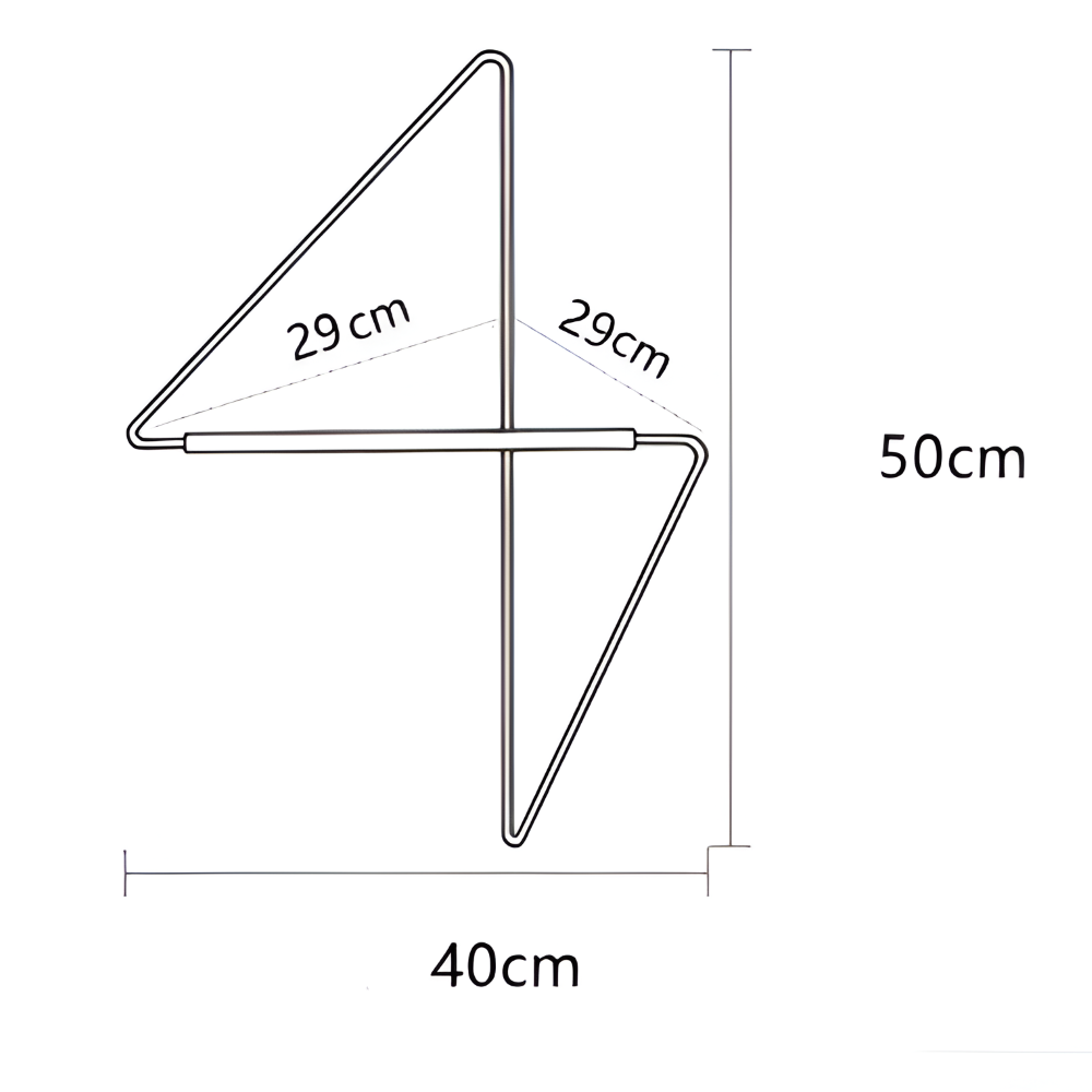 Triad Kapstok - Geometrische Multifunctionele Kapstok van Metaal