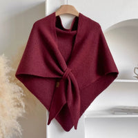 Driehoekige Zachte Poncho Sjaal Cape