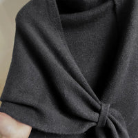 Driehoekige Zachte Poncho Sjaal Cape