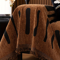 Tribal Geometrische Chenille Sofa Cover