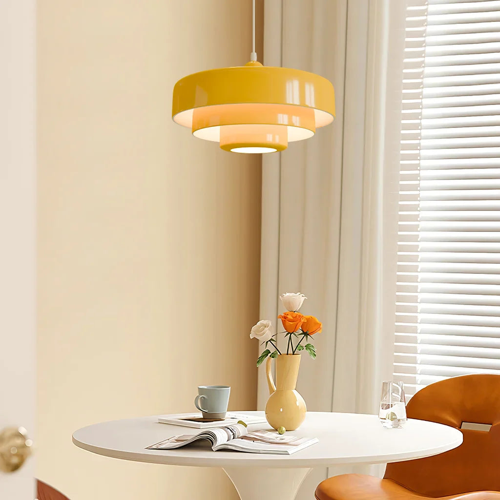 Hind Drievoudige Laag Schijf Macaron Hanglamp