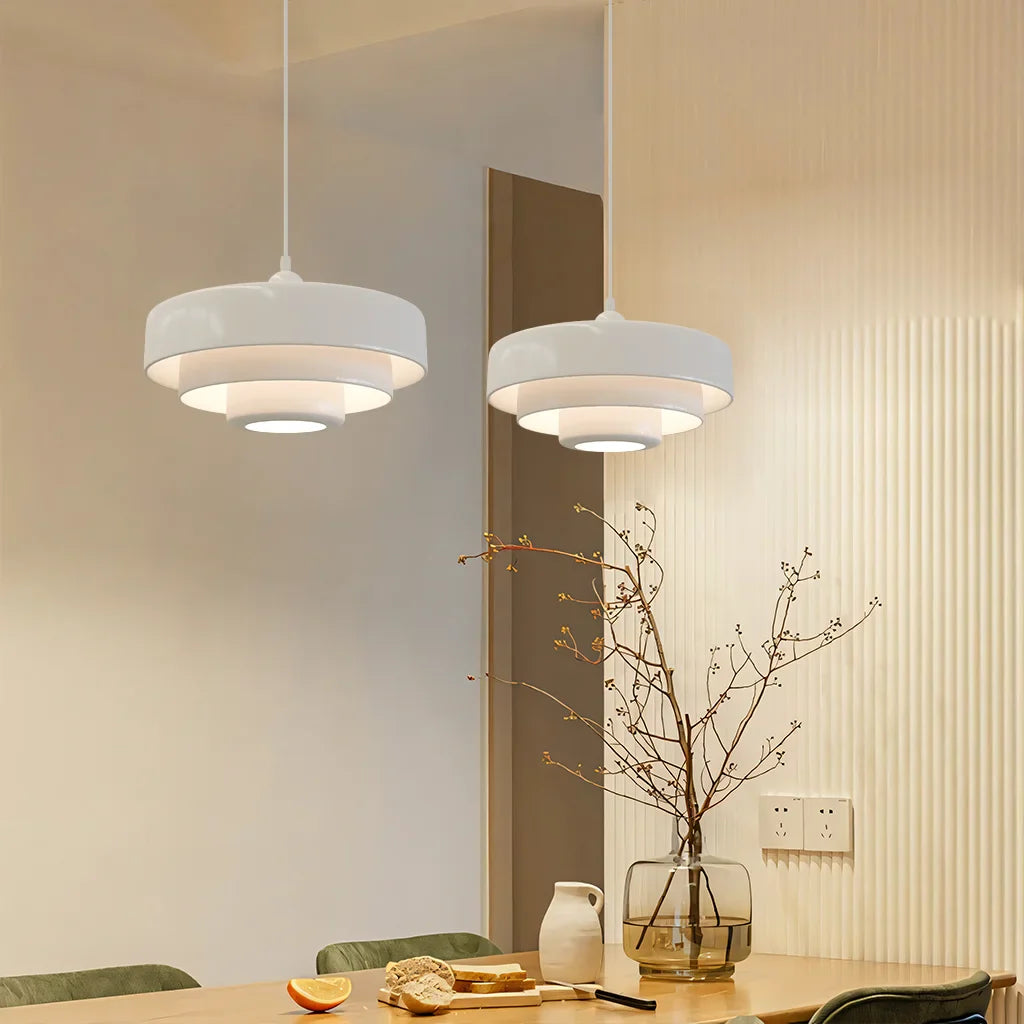 Hind Drievoudige Laag Schijf Macaron Hanglamp