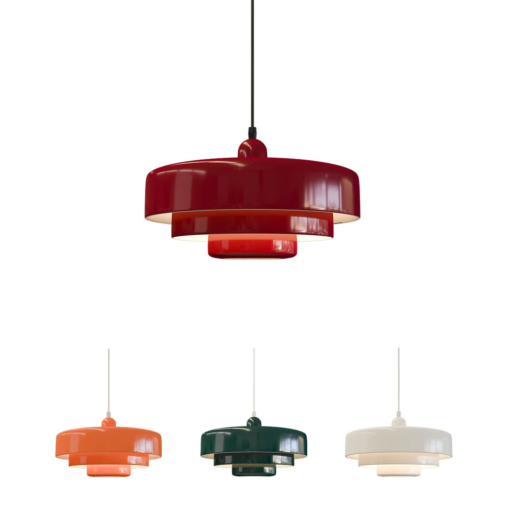 Hind Drie-Laags Schijf Macaron Hanglamp