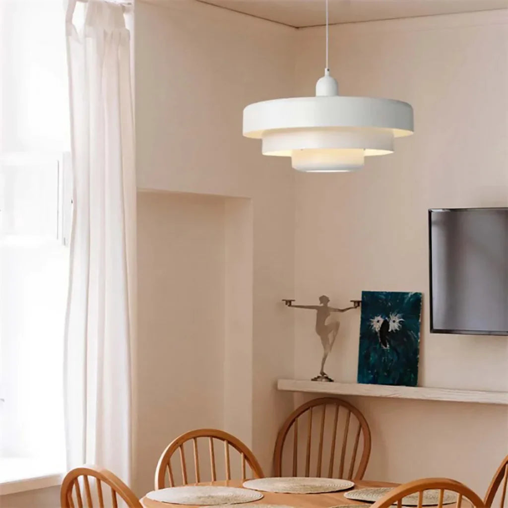 Hind Drie-Laags Schijf Macaron Hanglamp
