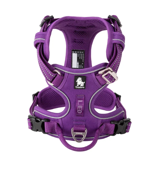 AstraPaw Nylon Harnas Voor Honden Met Reflecterende Bandjes, No-Pull, Voor Alle Maten