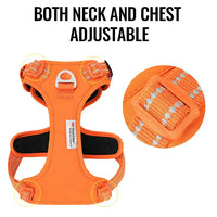 AstraPaw Nylon Harnas Voor Honden Met Reflecterende Bandjes, No-Pull, Voor Alle Maten