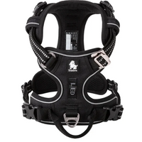 AstraPaw Nylon Harnas Voor Honden Met Reflecterende Bandjes, No-Pull, Voor Alle Maten