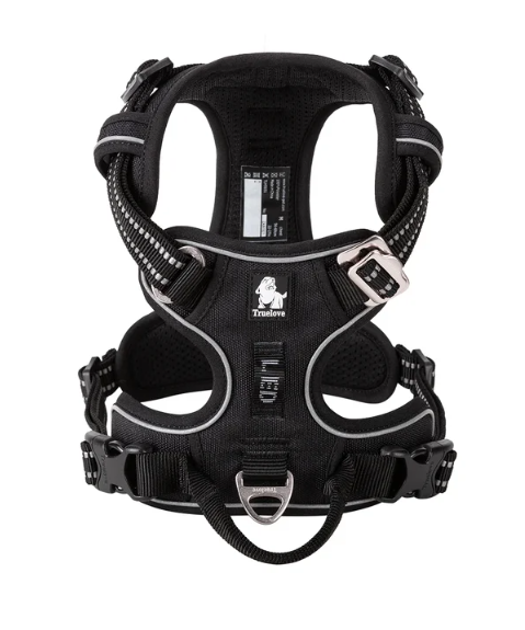 AstraPaw Nylon Harnas Voor Honden Met Reflecterende Bandjes, No-Pull, Voor Alle Maten