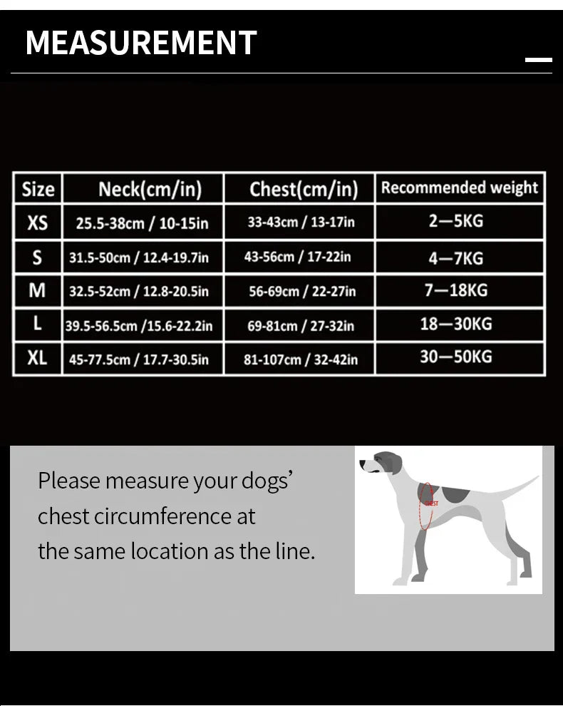AstraPaw Nylon Harnas Voor Honden Met Reflecterende Bandjes, No-Pull, Voor Alle Maten